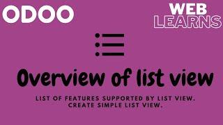 How to create list view in odoo? | odoo views tutorial | tree view