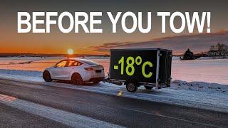 The range YOU loose when towing with an EV | Tesla Model Y