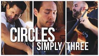 Circles - Post Malone (violin/cello/bass cover) - Simply Three | STUDIO SESSIONS