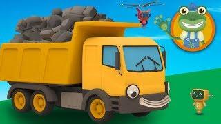 Dylan The Dump Truck Visits Gecko's Garage | Construction Trucks For Children