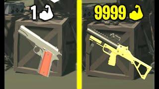 MOST STRONGEST GUN EVOLUTION! Max Level Strong & Speed Merge Gun: Shoot Zombie (9999+ Level Gun!)