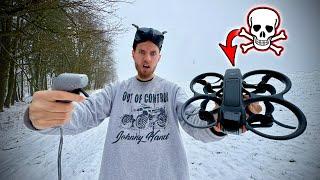 Überlebt meine Dji Avata 2 FPV Drohne einen Schneesturm?