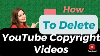 How I deleted My CopyRight and ReUsed Content From YouTube?(Telugu)