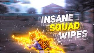 INSANE SQUAD WIPES  | CLUTCH MOMENT | PUBG MOBILE