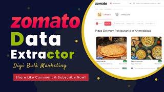 How to Scrape Zomato Data for Lead Generation | Zomato Data Extractor Tool Tutorial