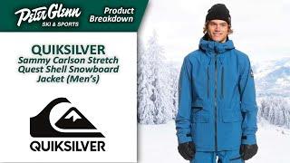 Quiksilver Sammy Carlson Stretch Quest Shell Snowboard Jacket (Men's) | W22/23 Product Breakdown