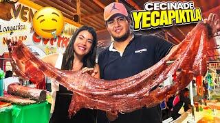 La MEJOR CECINA del MUNDO está en YECAPIXTLA  MEXICO *4K