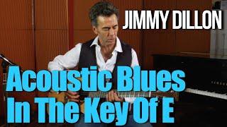 Acoustic Blues In The Key Of E - Guitar Lesson + Tutorial