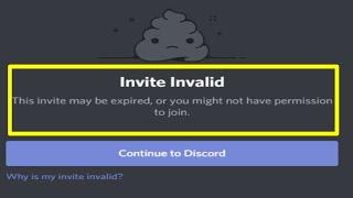 Fix Invalid Invite Link On Discord | Discord Server Link Invalid or Expired Problem | Invalid Link