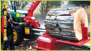 Fastest Biggest Firewood Processing Machine Technology | Firewood Processor In Action #30