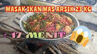 Masak Ikan Mas Arsik 23 Kg Untuk Pesta Pernikahan Adat Batak Par Boru