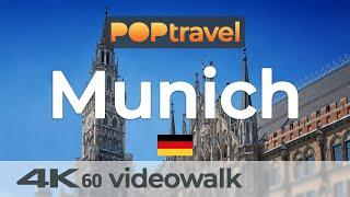 Walking in MUNICH / Germany - 4K 60fps (UHD)