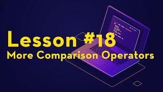 JavaScript for Beginners — More Comparison Operators