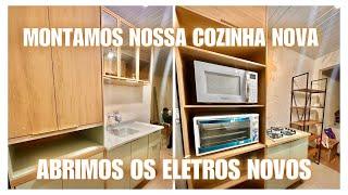 MONTAMOS NOSSA COZINHA NOVA - FICOU SIMPLESMENTE MARAVILHOSA