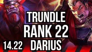 TRUNDLE vs DARIUS (TOP) | Rank 22 | VN Challenger | 14.22