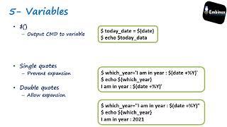 6- Variable Substitution bash script [عربي]