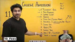 College Admission Mistakes : Engineering, B.Tech & Delhi University etc