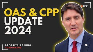 Bill is Passed By CRA! $2600/Mo 1st Deposit Sent To Seniors // OAS & CPP Update 2024