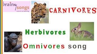 Carnivores Herbivores Omnivores Song | I'm an Omnivore