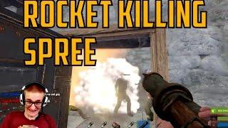 Rocket Killing Spree! Raid Defense | Rust