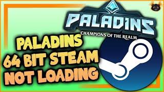 How to fix Paladins 64Bits/DX11 STEAM not loading! - Also Works for Smite and Rogue Company