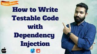 How to Write Testable Code with Dependency Injection | Swift | Xcode | TDD
