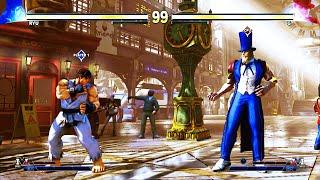 Ryu vs G (Hardest) Street Fighter 5.