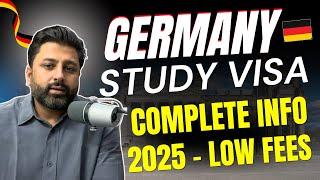 Study in Germany | Complete Process | Step by Step | Low Fees | Easy Entry Requirements | 2025