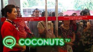 Myanmar's first KFC opens | Coconuts TV