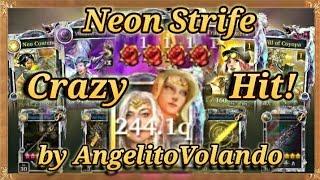 Neon Strife carzy hit by AngelitoVolando (Legendary Game of Heroes)