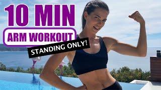 10 MIN ARM WORKOUT | STANDING ONLY! - guided by angie