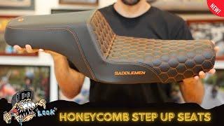 Saddlemen Step Up Honeycomb Seats - DeadbeatCustoms.com