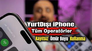 Yurtdışı iPhone'lar için Kayıtsız Kullanma Yöntemi. Turkcell Vodafone TürkTelekom VoWİFİ