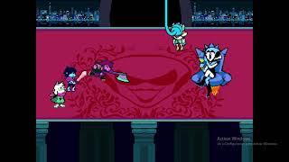 Deltarune Chapter 2 - Neutral route - Vs Queen and Berdly Boss fight