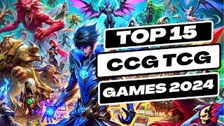 Top 15 TCG Mobile Card Games | Best 15 Trading Card Games | iOS and Android Mobile Games 2024 | CCG