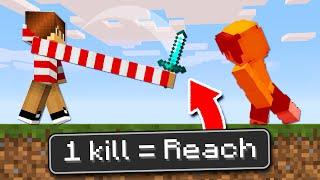 Minecraft Manhunt, But Kills Multiply Your Reach...