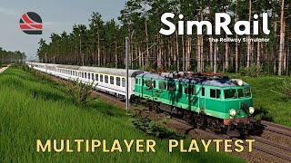 SimRail | NEW Multiplayer Playtest! (ENG) | #simrail