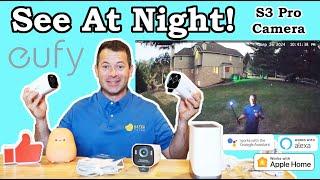  Eufy Cam S3 Pro - Color Night Vision Security Camera - Wifi Solar Local Storage - Homekit Google