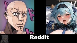 GENSHIN IMPACT vs REDDIT (rock reaction meme)