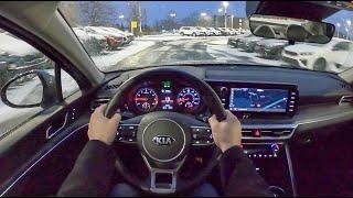 2021 Kia K5 - POV Night Drive (Binaural Audio)