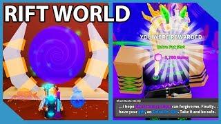 Huge Update! New Rift World! Free Godly Pet! Shelly Questline! - Roblox Ghost Simulator