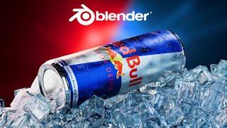 Blender 4.2 | Red Bull Product Render | Tutorial