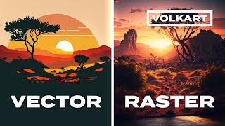 The Difference Between Raster & Vector Images