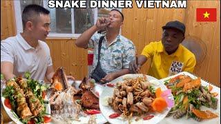 Dinner With Snake Meat | The Best Snake Restaurant in Hanoi Vietnam 