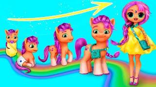 My Little Pony Growing Up / 10 Pony and LOL Surprise DIYs