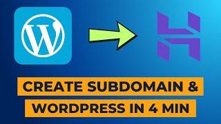 Create SUBDOMAIN and Install WORDPRESS On Hostinger In 2025 | Step By Step Guide | ThatsSooEasy