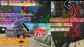 UJI SKILL 1 VS 2 ! HP 500 LAMA BANGET MATINYA || FREEFIRE BATTLEGROUND.