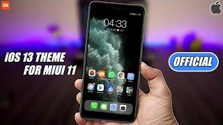 iOS 13 Official Theme For MIUI 11 | DUAL MODE | Most Awaited iOS Theme For MIUI 11 | Trickyboysid