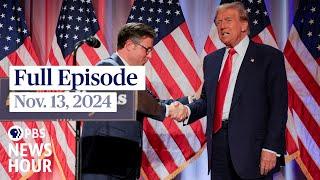 PBS News Hour full episode, Nov. 13, 2024