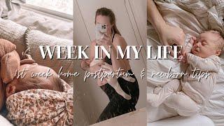 Week in my life with a newborn | FIRST WEEK HOME